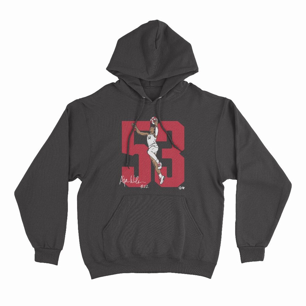 A'ja Wilson - 53 - Las Vegas Basketball Black Hoodie